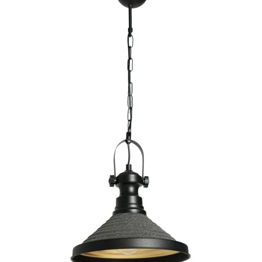 Kattovalaisin Linento Lighting YL550, Ø30cm, musta/harmaa