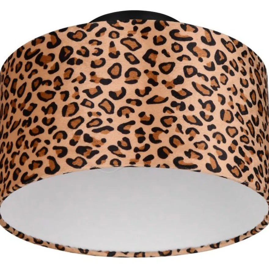 Kattovalaisin Trio Pardina Ø30cm 2xE14 mattamusta/leopardi