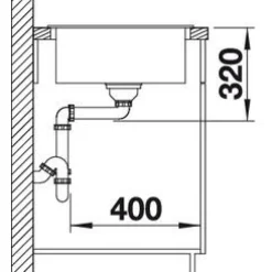 Keittiöallas Blanco Zia XL 6 S 1000x500mm silgranit