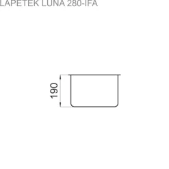 Keittiöallas Lapetek Luna-X 230-IFA, rst