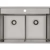Keittiöallas Lavabo Kubus 742 Soft Slim, 740x440mm, ruostumaton teräs
