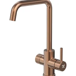 Keittiöhana INOX by Tammiholma Q1, APK-venttiili, J-juoksuputki, ruusukulta