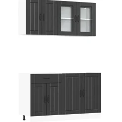 Keittiön kalustesarja 4-osainen Kalmar, eri värejä (43828)