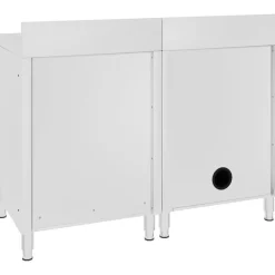 Keittiön tiskiallaskaappi 120x60x96 cm ruostumaton teräs