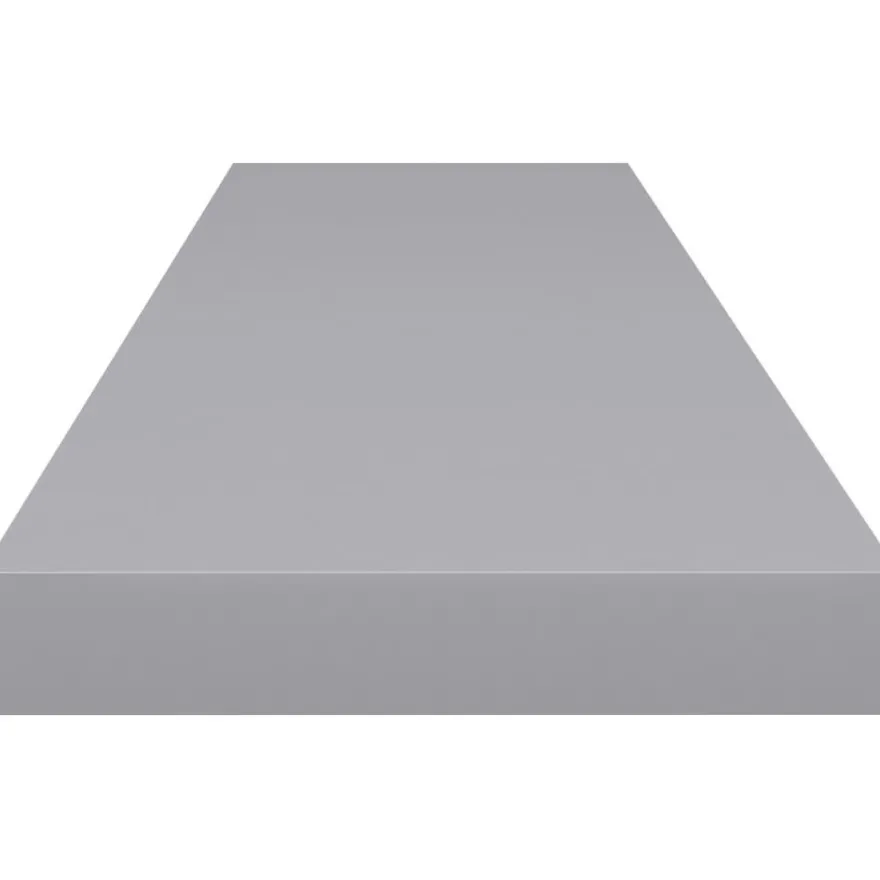 Kelluva seinähylly harmaa 120x23,5x3,8 cm mdf