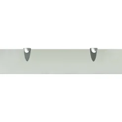 Kelluvat hyllyt, 2 kpl, lasi, 50x10 cm, 8 mm, huurre