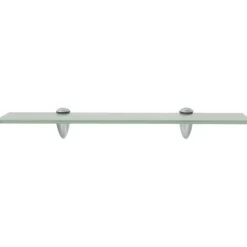 Kelluvat hyllyt, 2 kpl, lasi, 50x10 cm, 8 mm, huurre