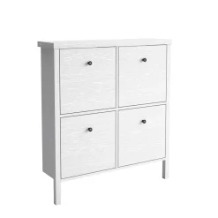 Kenkäkaappi Linento Furniture FRN-10048, valkoinen