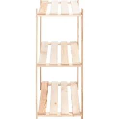 3-kerroksiset varastohyllyt 3 kpl 80x38x90 cm 150kg