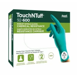Kertakäyttökäsineet Ansell TouchNTuff 92-600, 20 kpl, eri kokoja