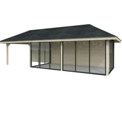 Kesähuone Palmako Bianca Set 218, sis.liukuovet 24,9 m²