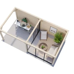 Kesähuone Palmako Lenna Set 405, sis.liukuovet 16,6 m²
