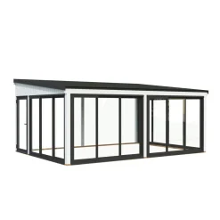 Kesähuone Palmako Lumi 23,3 m2, sis. tuplalasilla liukuovet