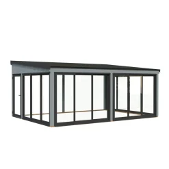 Kesähuone Palmako Lumi 23,3 m2, sis. tuplalasilla liukuovet