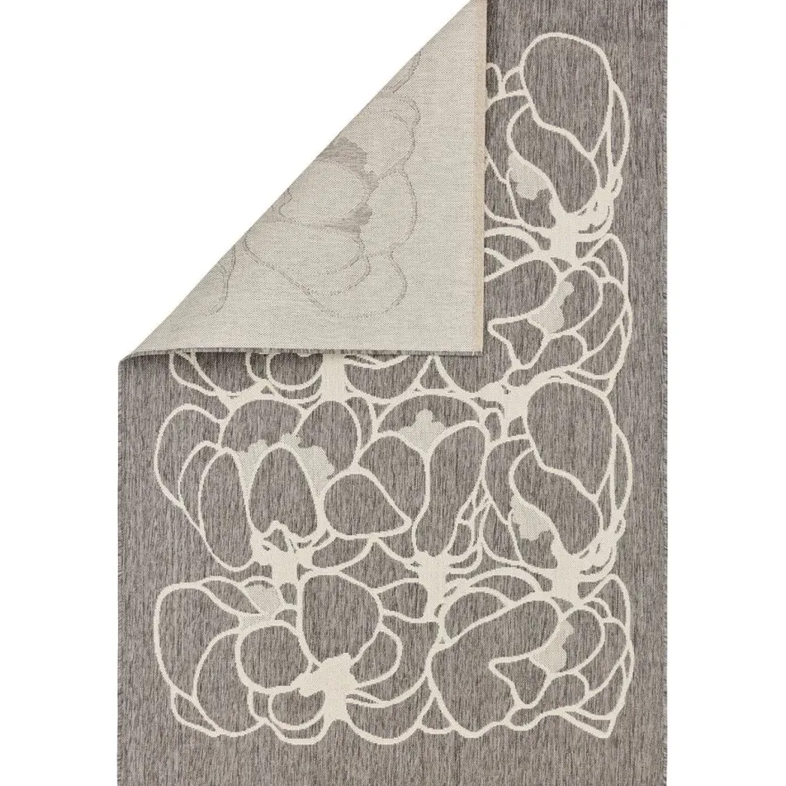 Keskilattiamatto Vallila Makeba 160x230cm harmaa