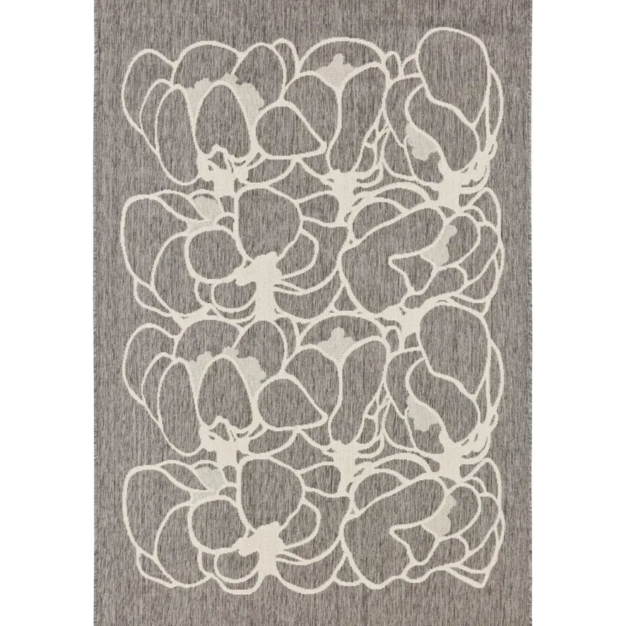 Keskilattiamatto Vallila Makeba 160x230cm harmaa