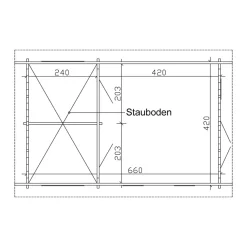 Kesämökki Skan Holz Toronto 4, 27.7m²