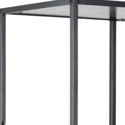 Kirjahylly Home4You SEAFORD 77x35xK185 cm, musta