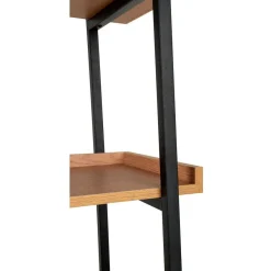 Kirjahylly House Nordic Sakai, 80x35x185cm, ruskea/musta