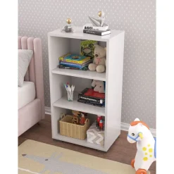 Kirjahylly lastenhuoneeseen Linento Furniture Key, 45.5x84cm, valkoinen