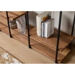 Kirjahylly Linento Furniture Cooper, pähkinäpuu