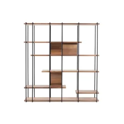 Kirjahylly Linento Furniture Cooper, pähkinäpuu