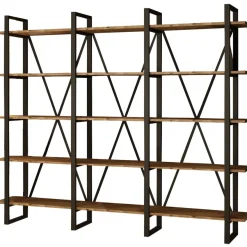Kirjahylly Linento Furniture ML4, ruskea