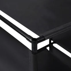 Kirjahylly Portaat 130x45x170 cm kangas (88321)