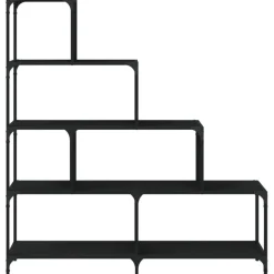 Kirjahylly 4 tasoa, 139x33,5x149 cm, tekninen puu, eri värejä (33021)