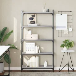 Kirjahylly, tekninen puu, eri värejä ja kokoja (32593)