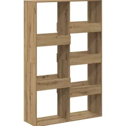 Kirjahylly/tilanjakaja, tekninen puu/lastulevy, eri värejä ja kokoja (42979)