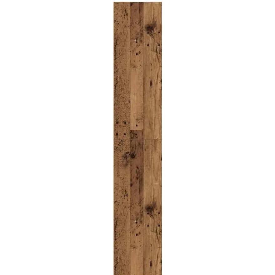 Kirjahylly vanhaa puuta 36x30x171 cm lastulevy (56046)