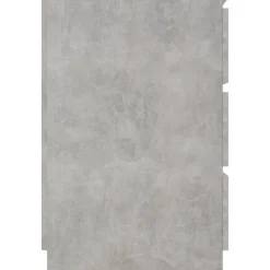 Kirjoituspöytä betoninharmaa 140x50x77 cm lastulevy