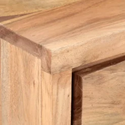 Konsolipöytä, 100x35x76cm, täysi akaasiapuu, elävillä reunoilla
