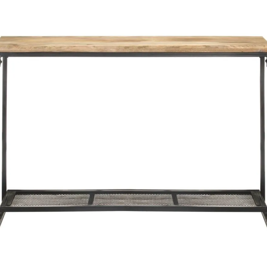 Konsolipöytä 110x35x75 cm täysi mangopuu