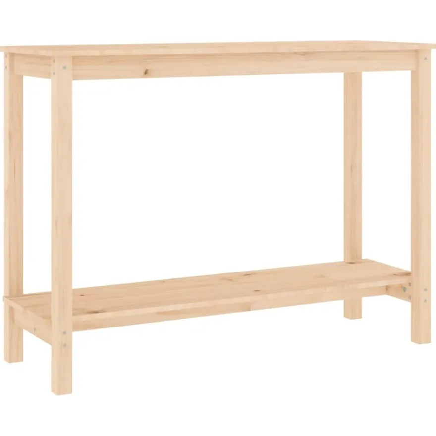 Konsolipöytä 110x40x80 cm täysi mänty (22282)