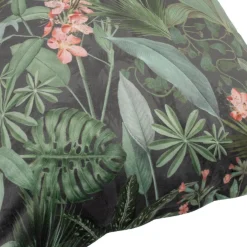 Koristetyyny Home4You HOLLY 45x45 cm, trooppiset kasvit, vihreä