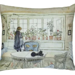 Koristetyynynpäällinen Svanefors Blomster, 50x60cm, monivärinen
