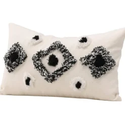 Koristetyynynpäällinen Venture Home Melissa, 30x50cm, mustavalkoinen