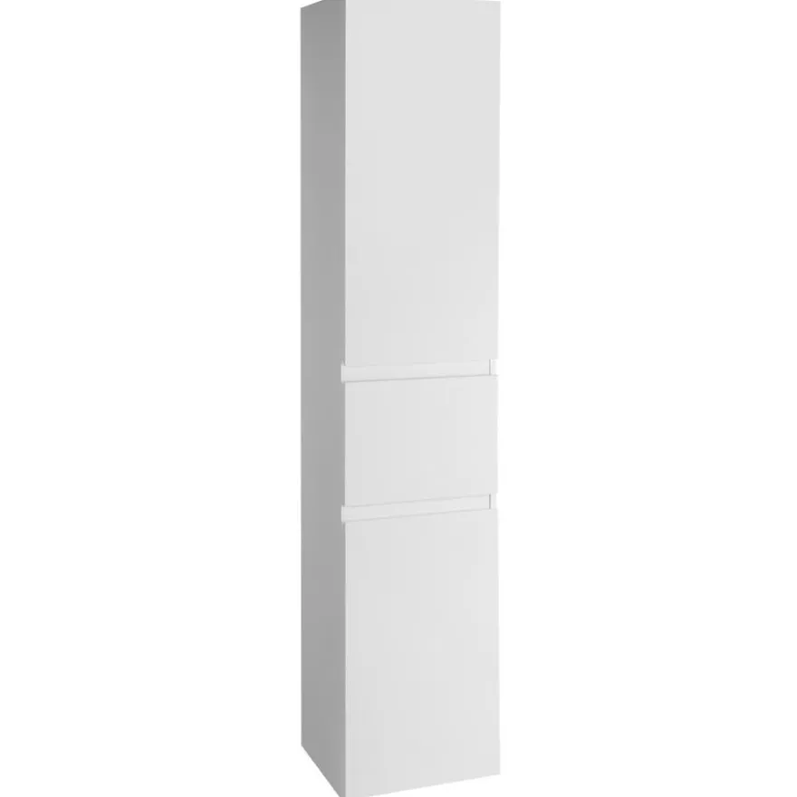 Korkea kaappi Interia Altair, 40x184x31cm, pyykkikorilla, oikea, eri värejä