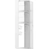 Korkea kaappi Polaria Combi 400, 400x1700mm, 2 koria, oikeakätinen