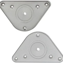 4 korkeussäädettävää pöydän jalkaa kromi 1100 mm