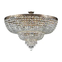 Kristallivalaisin Maytoni Diamant Crystal Palace 14-G, 800mm, antiikkikulta