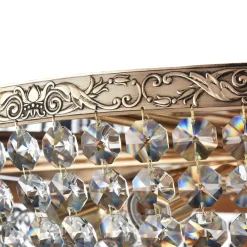 Kristallivalaisin Maytoni Diamant Crystal Palace 14-G, 800mm, antiikkikulta