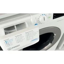 Kuivaava pesukone Indesit BDE76435WSVEE, 60cm, valkoinen