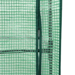 Kukkalaatikko kasvihuonepeitteellä rottinkityyli 80x40x138 cm (15842)