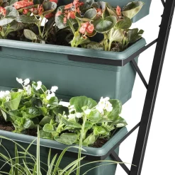 Kukkalaatikkoteline Linento Garden RS-001, 56x130cm, tummanvihreä