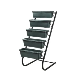 Kukkalaatikkoteline Linento Garden RS-001, 56x130cm, tummanvihreä