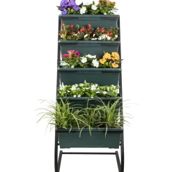 Kukkalaatikkoteline Linento Garden RS-001, 56x130cm, tummanvihreä