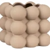 Kukkaruukku House Nordic Flowerpot, 13.5x13.5x13cm, keramiikka, ruskea